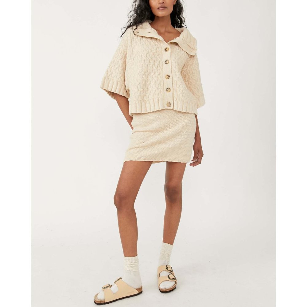 🎉LAST CHANCE🎉 NWT Free People Mae Sweater Set / Au Lait - Picture 5 of 9